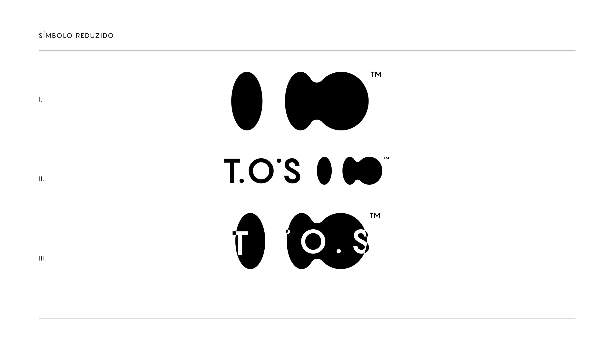 Reduced symbol: i, ii and iii